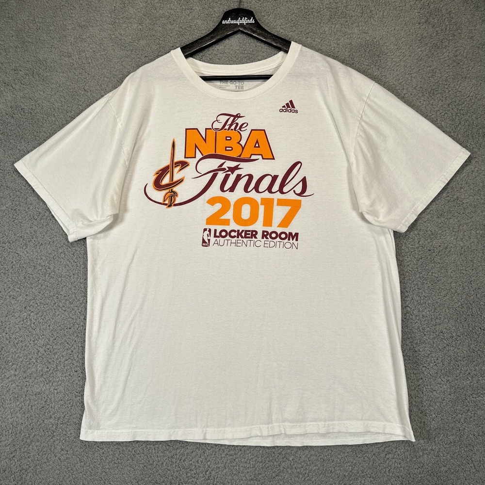 Cleveland Cavaliers Shirt Mens XL White 2017 Finals Locker Room Edition NBA Tee